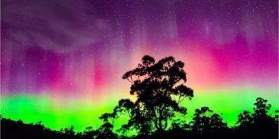 Невероятные оттенки зеленого и розового. В Новой Зеландии путешественники наблюдали яркое южное сияние — фото - life.nv.ua - Австралия - Новая Зеландия