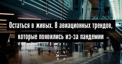 Остаться в живых. 8 авиационных трендов, которые появились из-за пандемии - 34travel.me - Англия - Китай - Сингапур - Гонконг