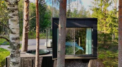 Дом-капсула на холме: необычный микродом в эстонских лесах, который можно снять на выходные - gloss.ee - Эстония